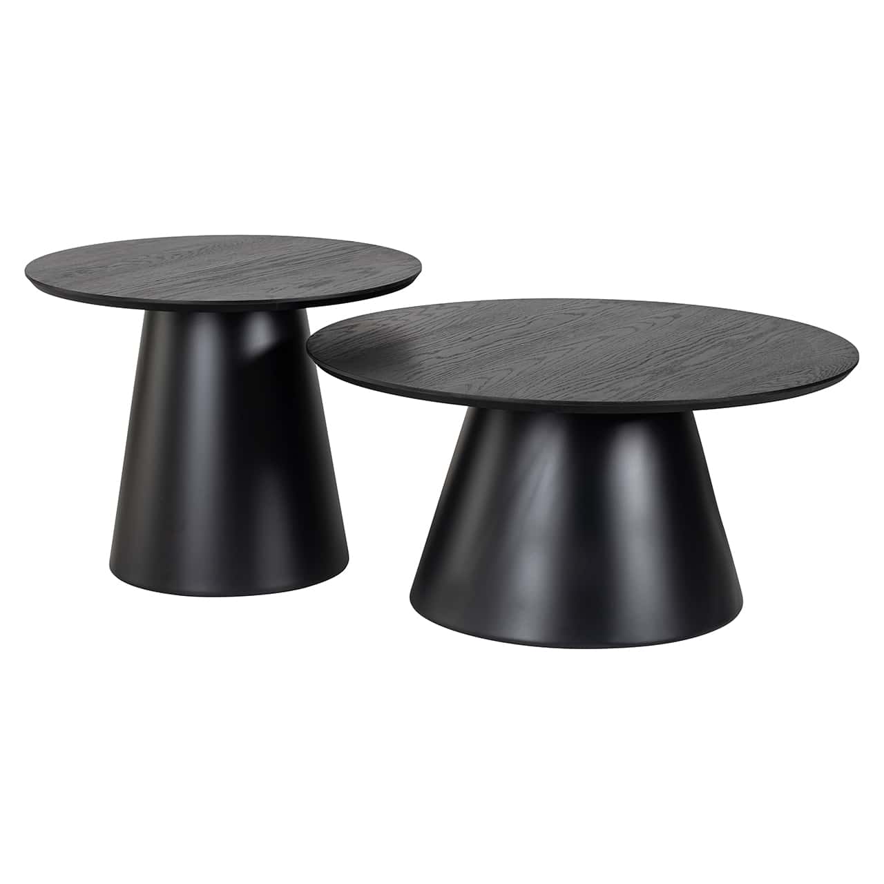 825203 - Stolik kawowy Jazz zestaw 2 szt. (czarny)