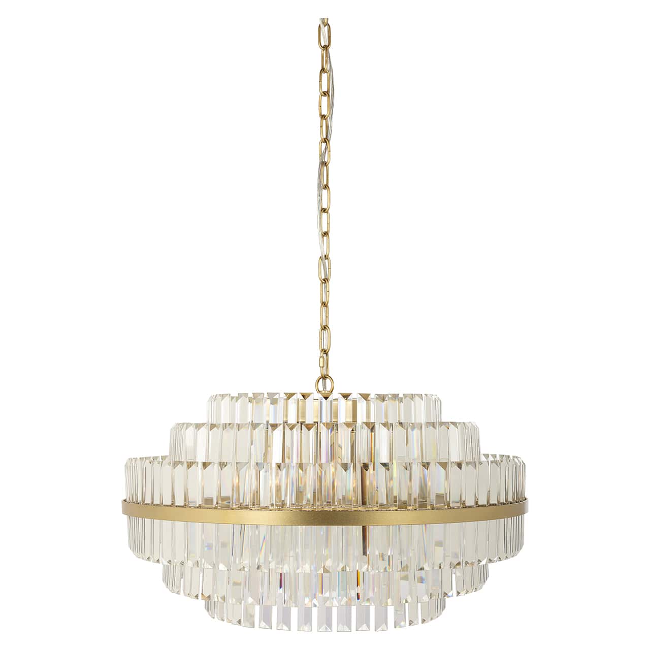 -HL-0150 - Żyrandol Desire średni (Szczotkowane Złoto)