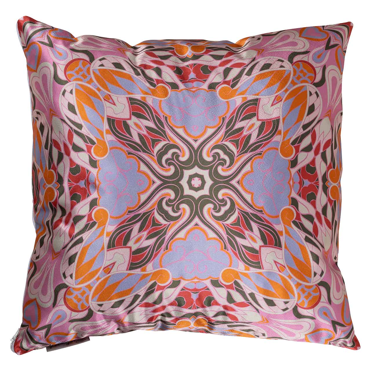-KU-0092 - Poduszka Melisa 50x50 (Monaco DSN 23033 Mehndi - 3015 Różowy)