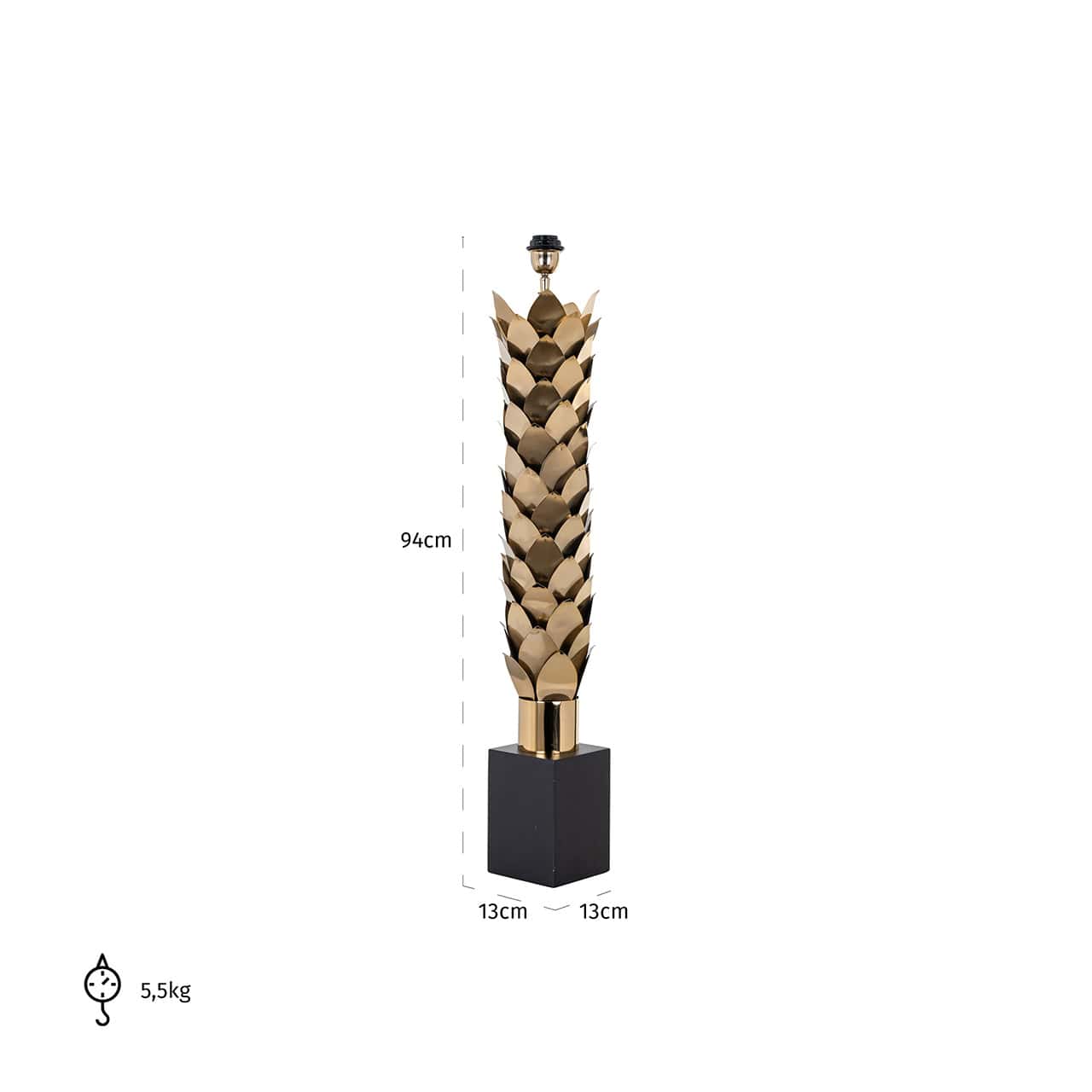 -LB-0117 - Lampa Stołowa Jamero (Złota)
