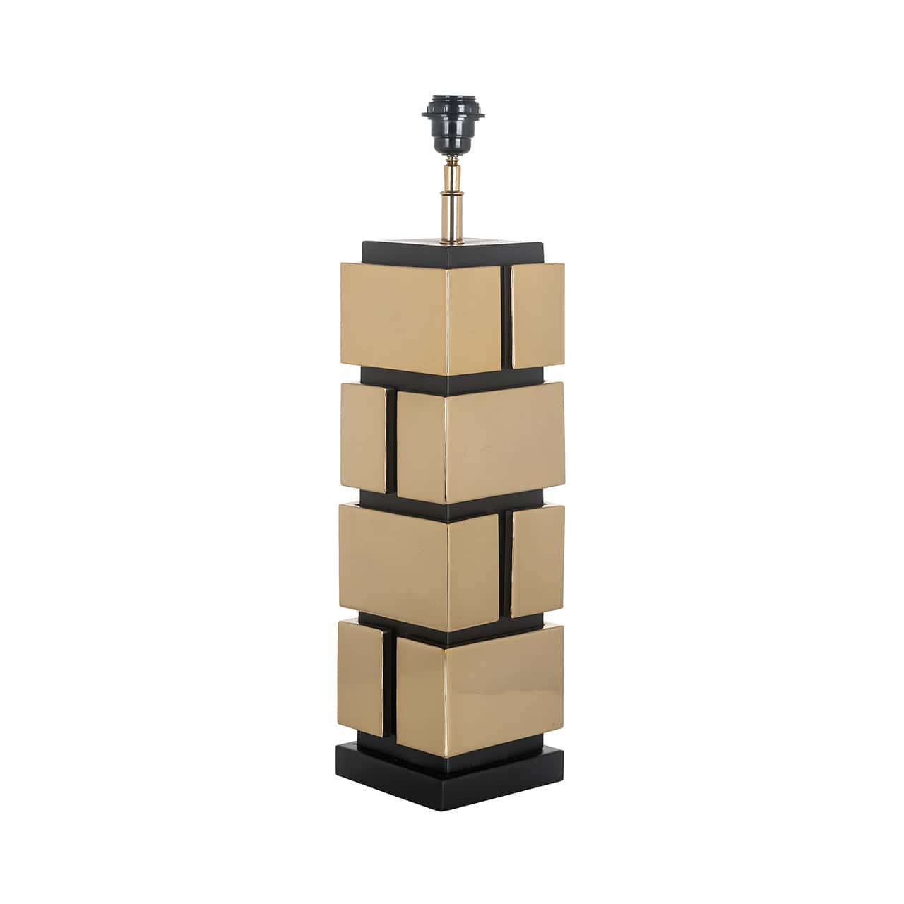 -LB-0135 - Lampa stołowa Jazz (Czarny/Złoty)