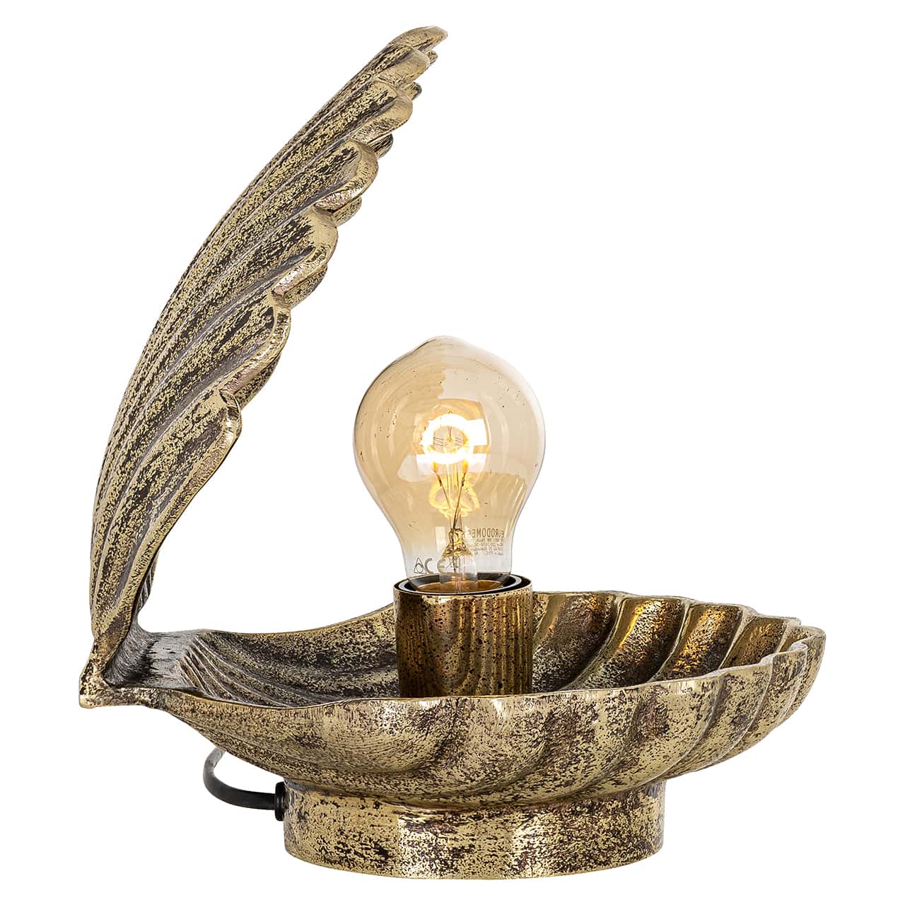 -LB-0139 - Lampa stołowa Stacey (Szczotkowane Złoto)