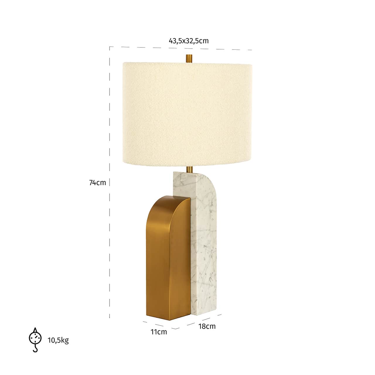 -LB-0160 - Lampa stołowa Liliana