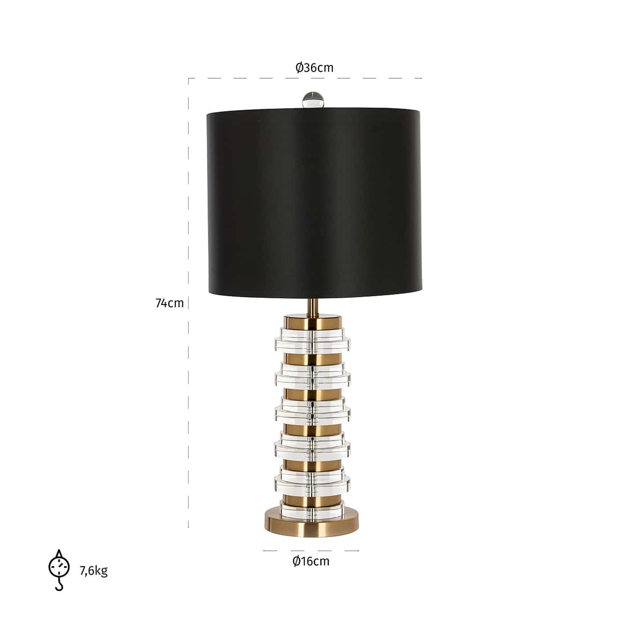 -LB-0163 - Lampa stołowa Leonore