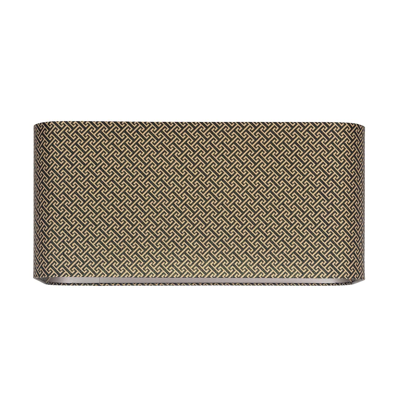 -LK-0053 RECTANGLE - Abażur Geo prostokątny (Donna-21056-Geo Classic Big 9999 Black)