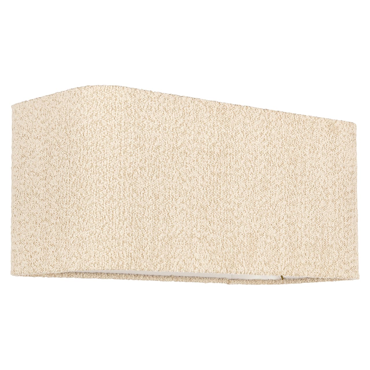 -LK-0059 RECTANGLE - Abażur Miley piaskowy kręcony prostokąt