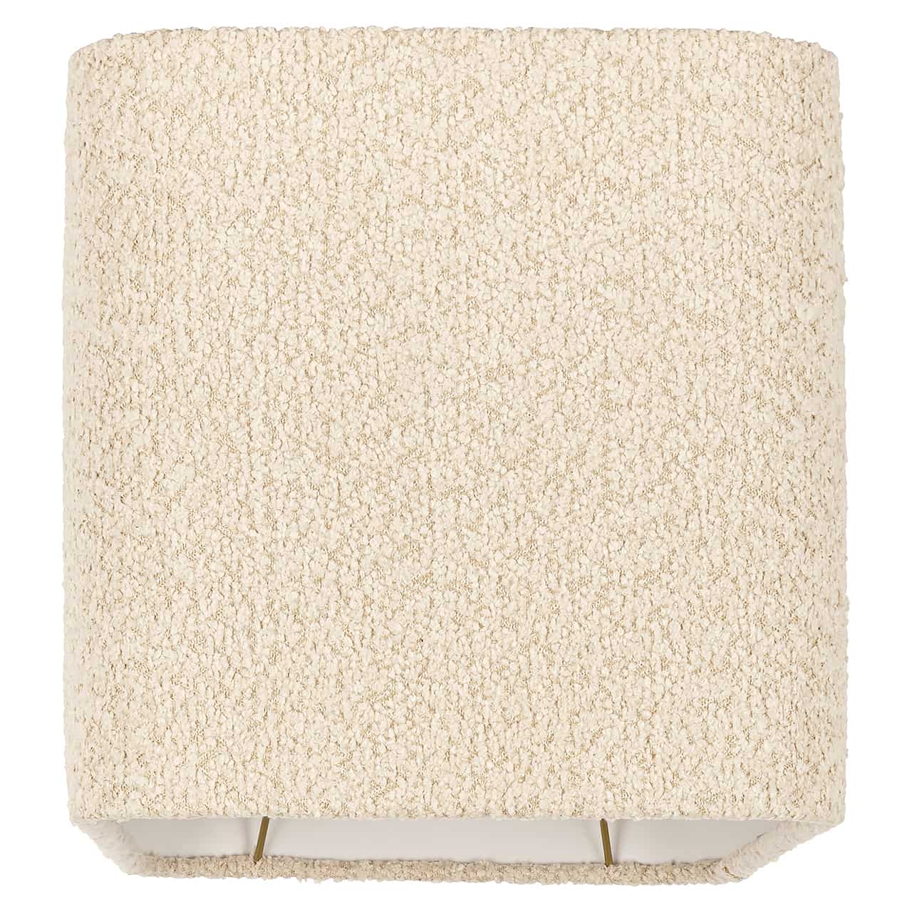 -LK-0059 RECTANGLE - Abażur Miley piaskowy kręcony prostokąt