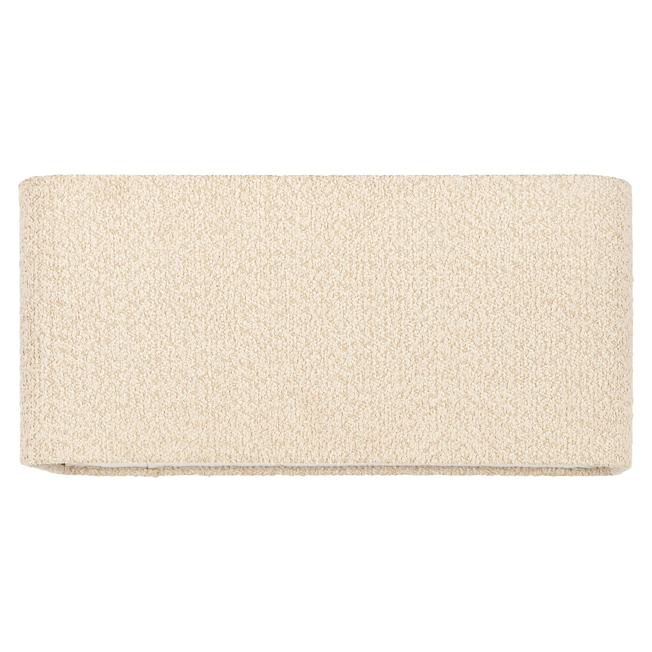 -LK-0059 RECTANGLE - Abażur Miley piaskowy kręcony prostokąt