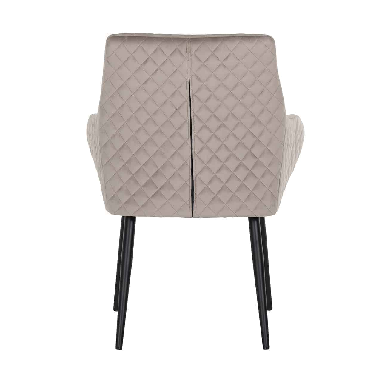 S4461 KHAKI VELVET - Krzesło Chrissy welur khaki (Quartz Khaki 903)
