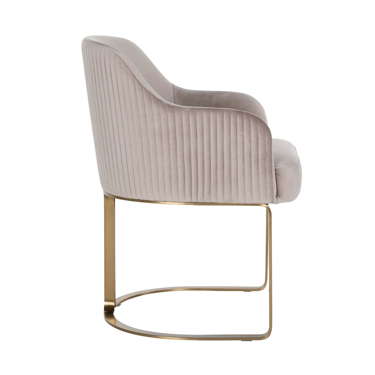 S4492 FR KHAKI VELVET - Krzesło Hadley khaki aksamit trudnopalny (FR-Quartz 903 Khaki)