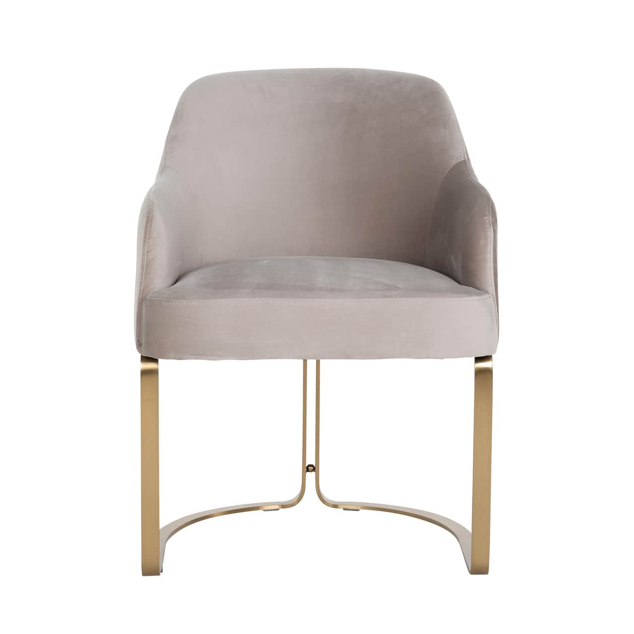 S4492 FR KHAKI VELVET - Krzesło Hadley khaki aksamit trudnopalny (FR-Quartz 903 Khaki)