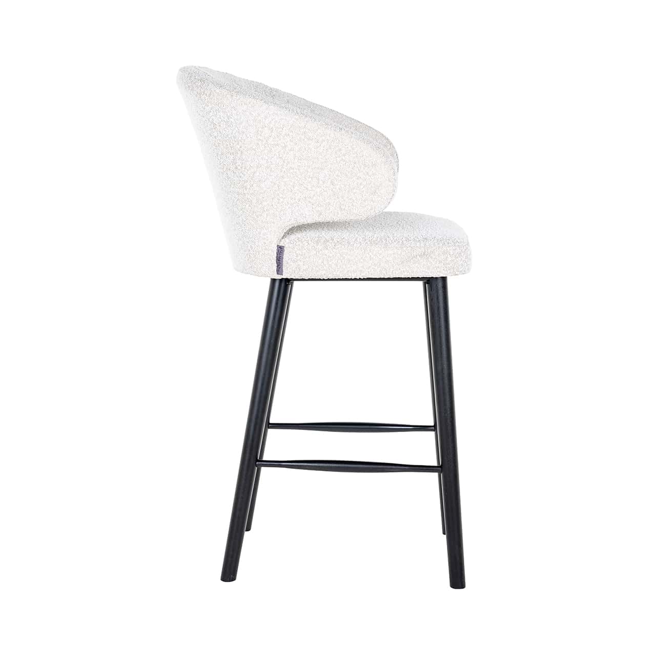S4496 WHITE BOUCLÉ - Hoker barowy Indigo biały kręcony (Copenhagen 900 Bouclé White)