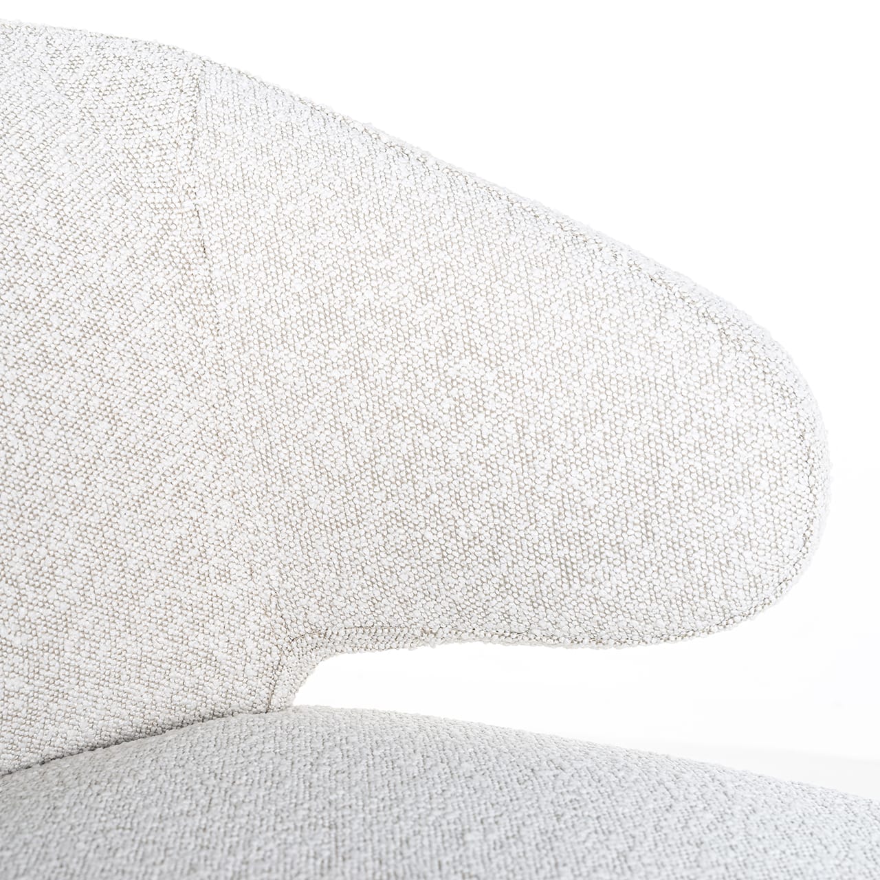 S4497 WHITE BOUCLÉ - Flesh Indigo białe kręcone (Copenhagen 900 Bouclé White)