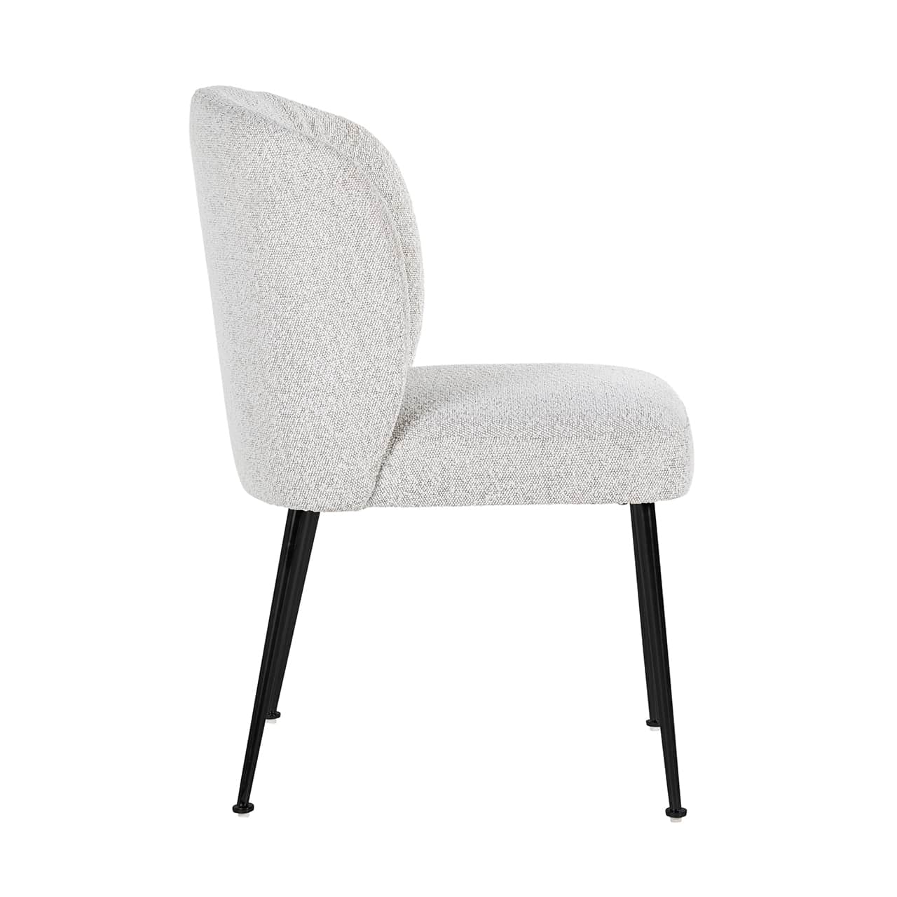 S4507 WHITE BOUCLÉ - Flesh Fallon White Bouclé / czarny (Copenhagen 900 Bouclé White)
