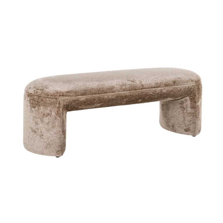 S4549 TAUPE CHENILLE - Ławka Fargo taupe chenille (Bergen 104 taupe chenille)