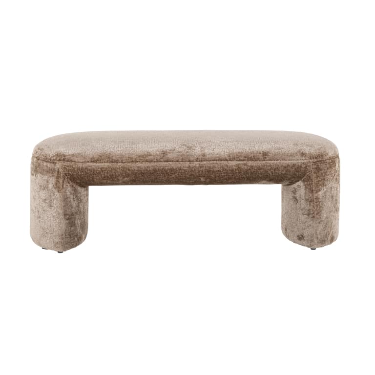 S4549 TAUPE CHENILLE - Ławka Fargo taupe chenille (Bergen 104 taupe chenille)