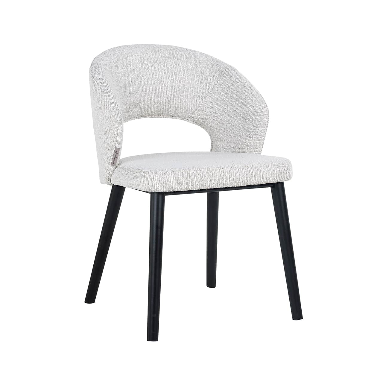 S4560 WHITE BOUCLÉ - Krzesło Savoy białe kręcone (Copenhagen 900 Bouclé White)