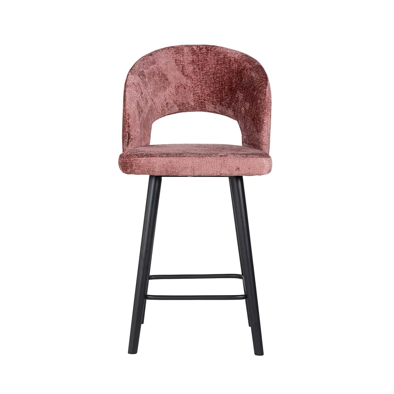 S4561 ROSE CHENILLE - Stołek ladowy Savoy różany szenil (Bergen 705 różany szenil)