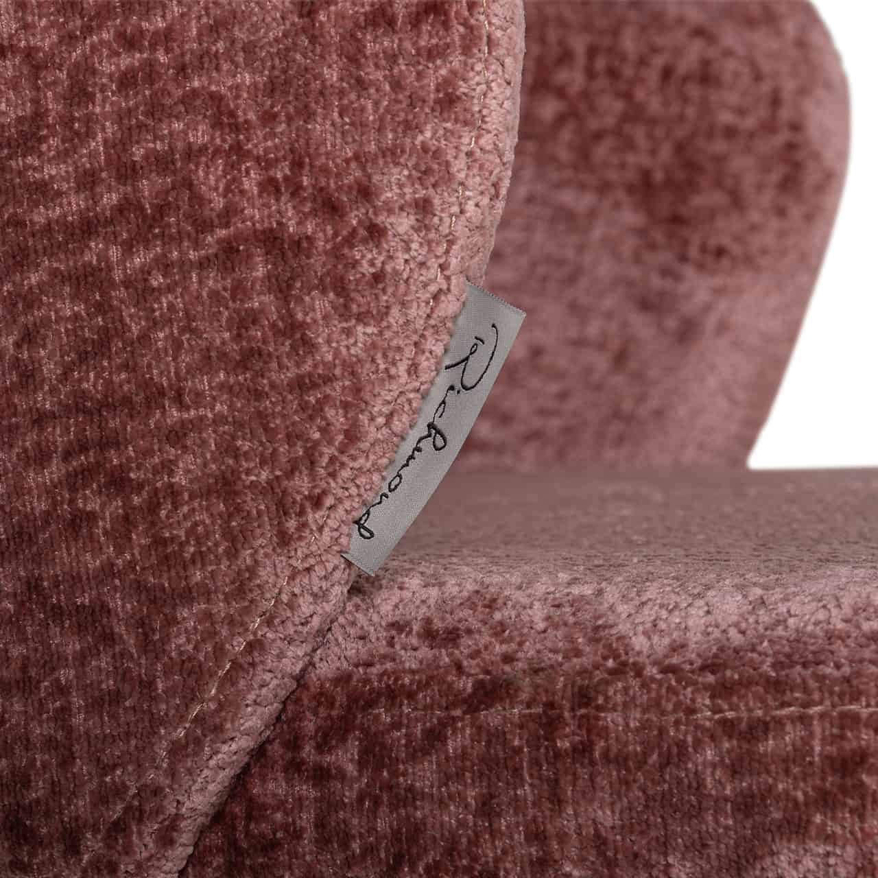 S4561 ROSE CHENILLE - Stołek ladowy Savoy różany szenil (Bergen 705 różany szenil)