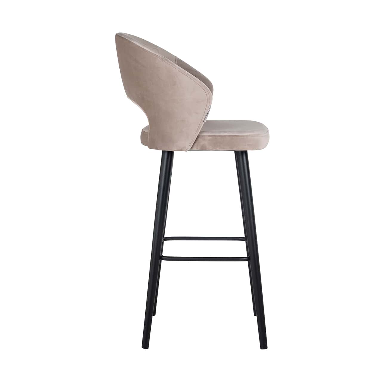 S4562 KHAKI VELVET - Hoker barowy Savoy khaki aksamit (Quartz Khaki 903)
