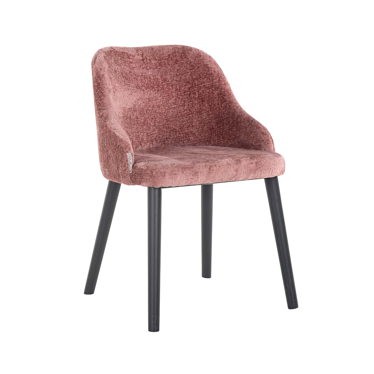 S4563 ROSE CHENILLE - Krzesło Twiggy różany szenil (Bergen 705 różany szenil)