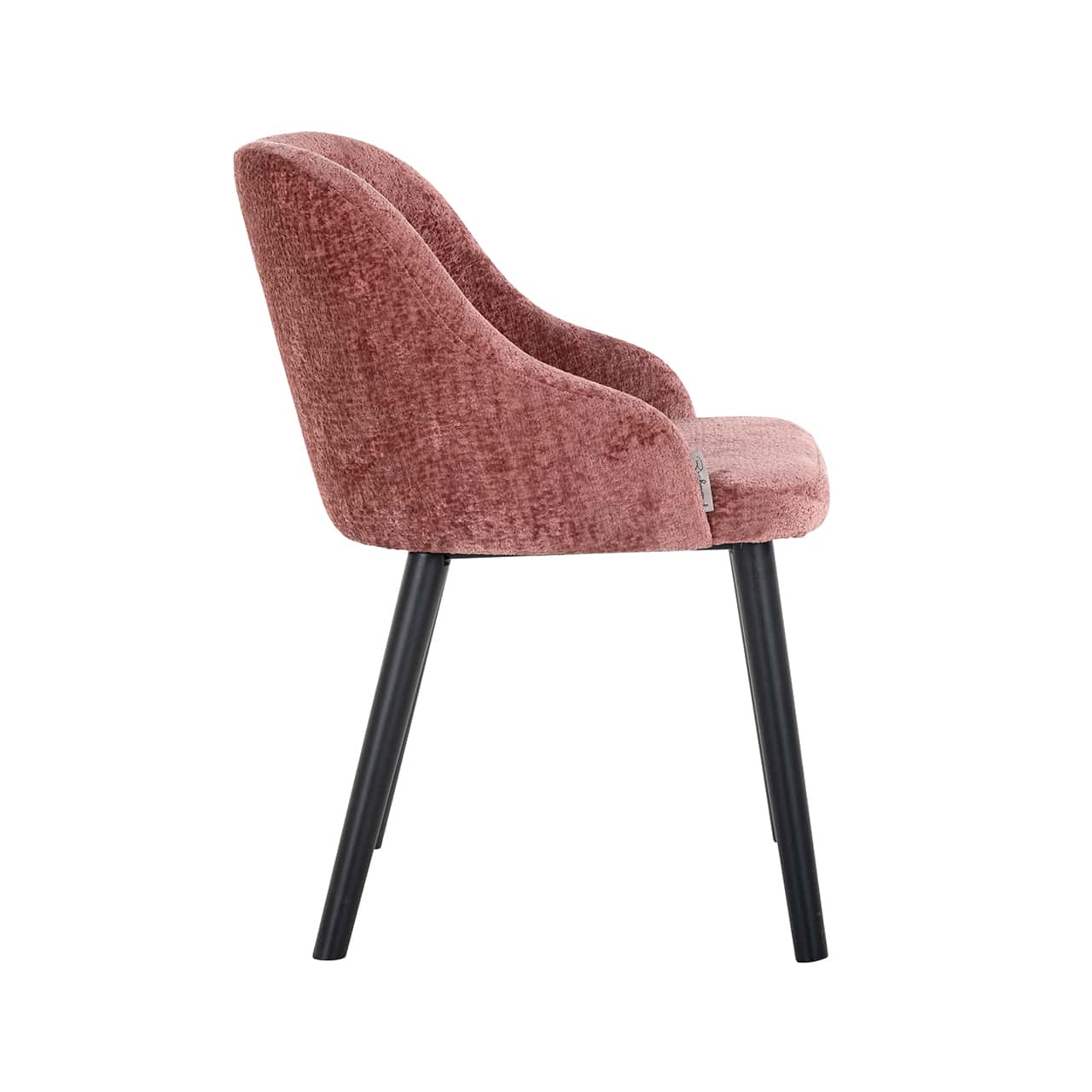 S4563 ROSE CHENILLE - Krzesło Twiggy różany szenil (Bergen 705 różany szenil)