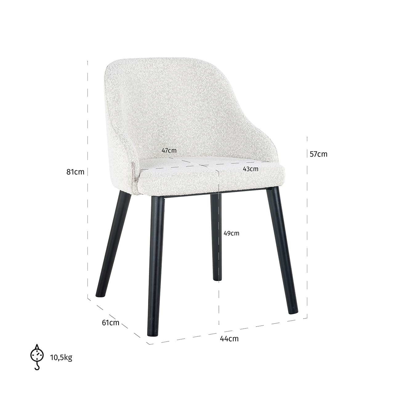 S4563 SP - Krzesło Twiggy