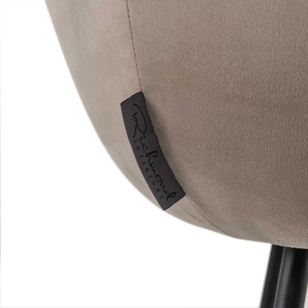 S4564 KHAKI VELVET - Krzesło Avanti welur khaki (Quartz Khaki 903)