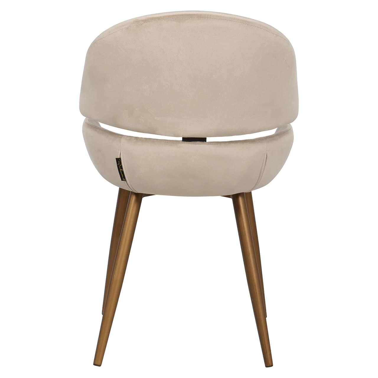 S4569 KHAKI VELVET - Krzesło Denny aksamit khaki (zestaw 2 szt.) (Quartz Khaki 903)