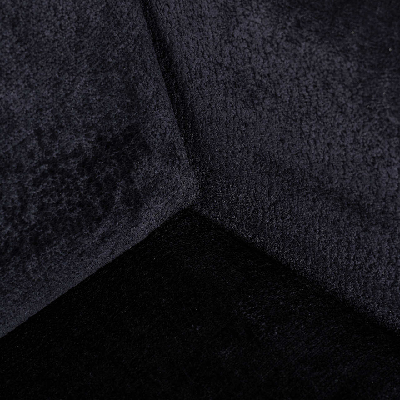 S4576 BLACK CHENILLE - Fotel obrotowy Turner czarny szenil (Bergen 809 czarny szenil)