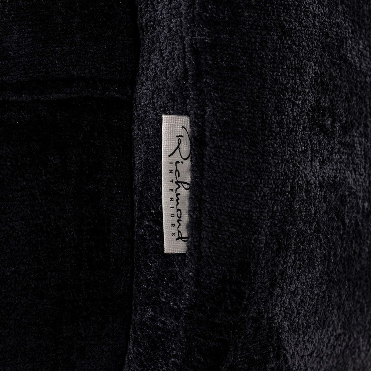 S4576 BLACK CHENILLE - Fotel obrotowy Turner czarny szenil (Bergen 809 czarny szenil)