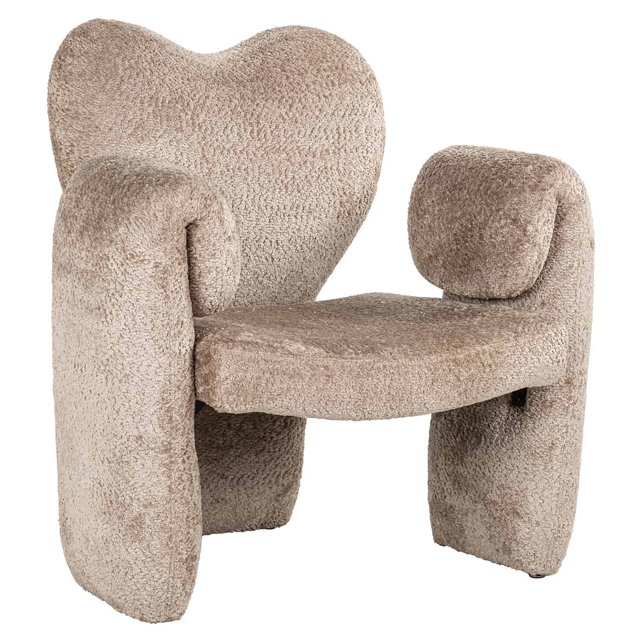 S4618 NATURAL SHEEP - Fotel Didi (Owca 01 natura)