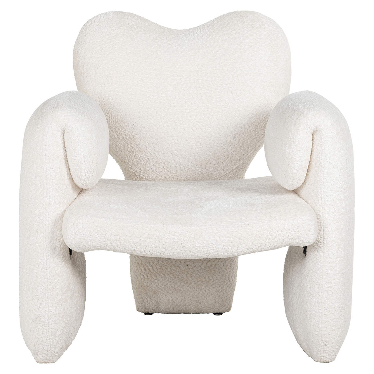 S4618 WHITE SHEEP - Fotel Didi (Owca 02 biały)