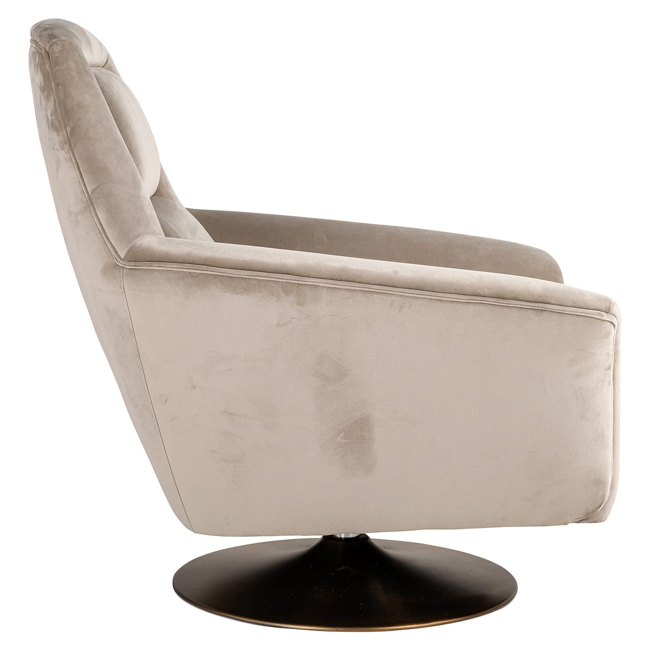 S4726 KHAKI VELVET - Krzesło obrotowe Nora khaki aksamit (Quartz Khaki 903)