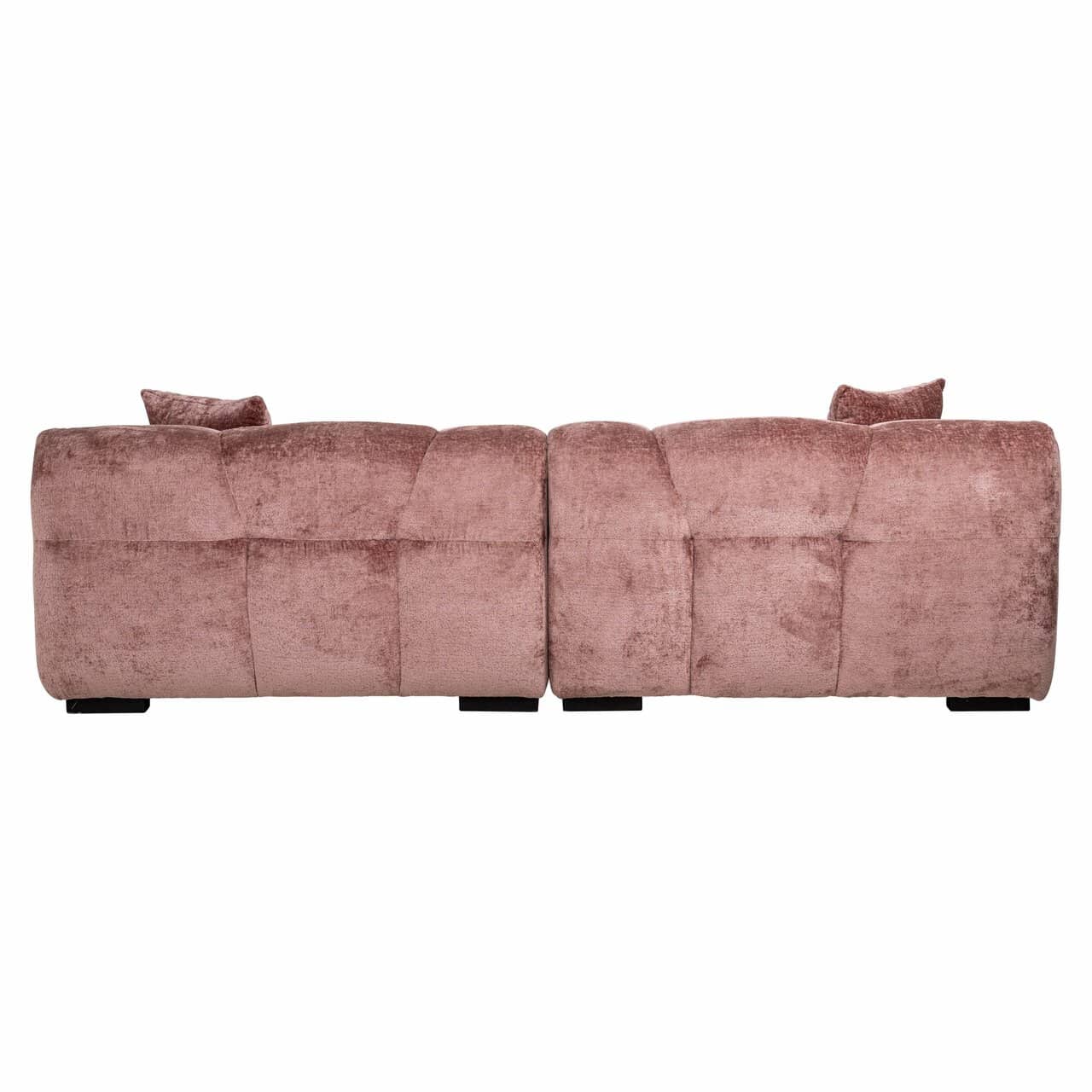 S4727 ROSE CHENILLE - Sofa Charelle różany szenil (Bergen 705 różany szenil)