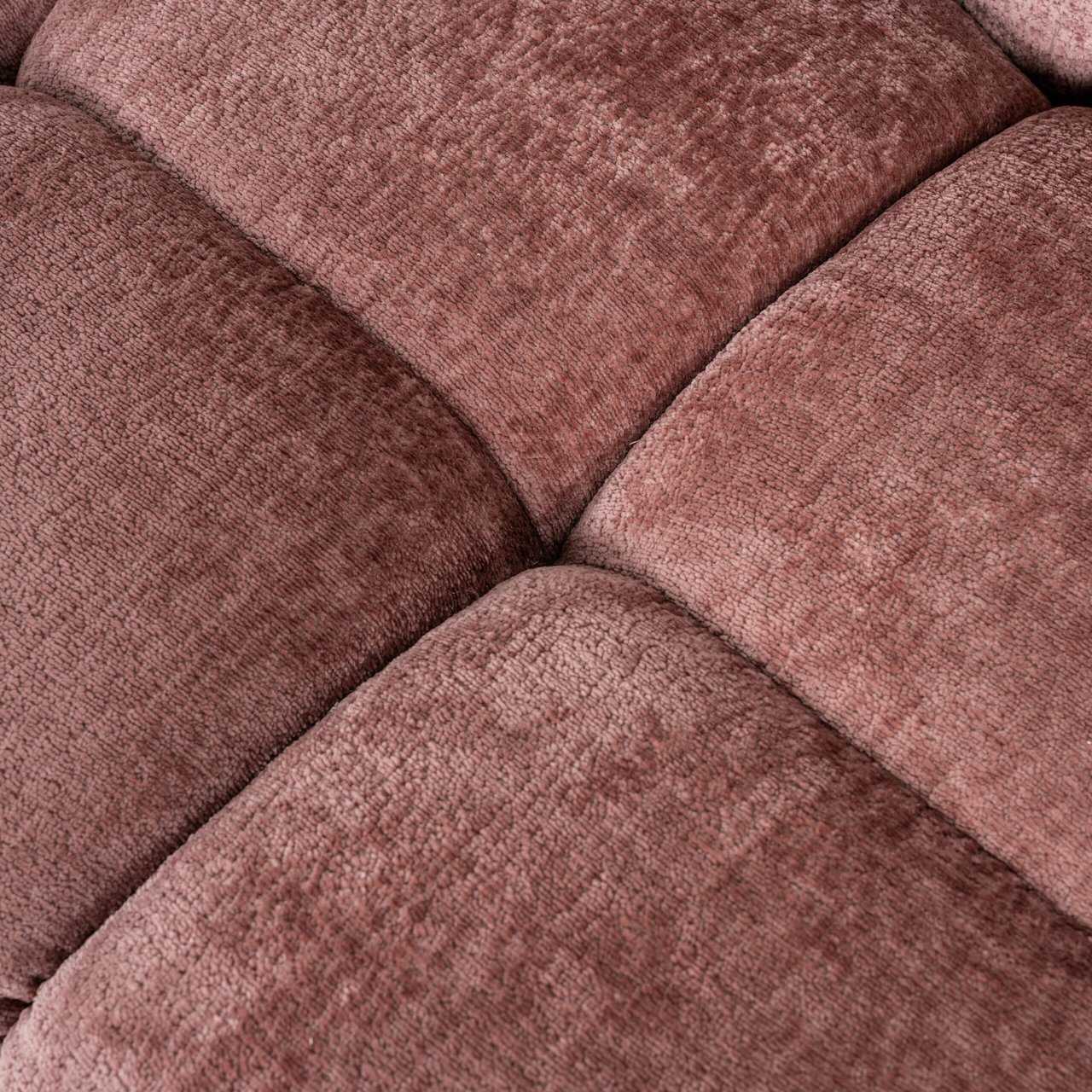 S4727 ROSE CHENILLE - Sofa Charelle różany szenil (Bergen 705 różany szenil)