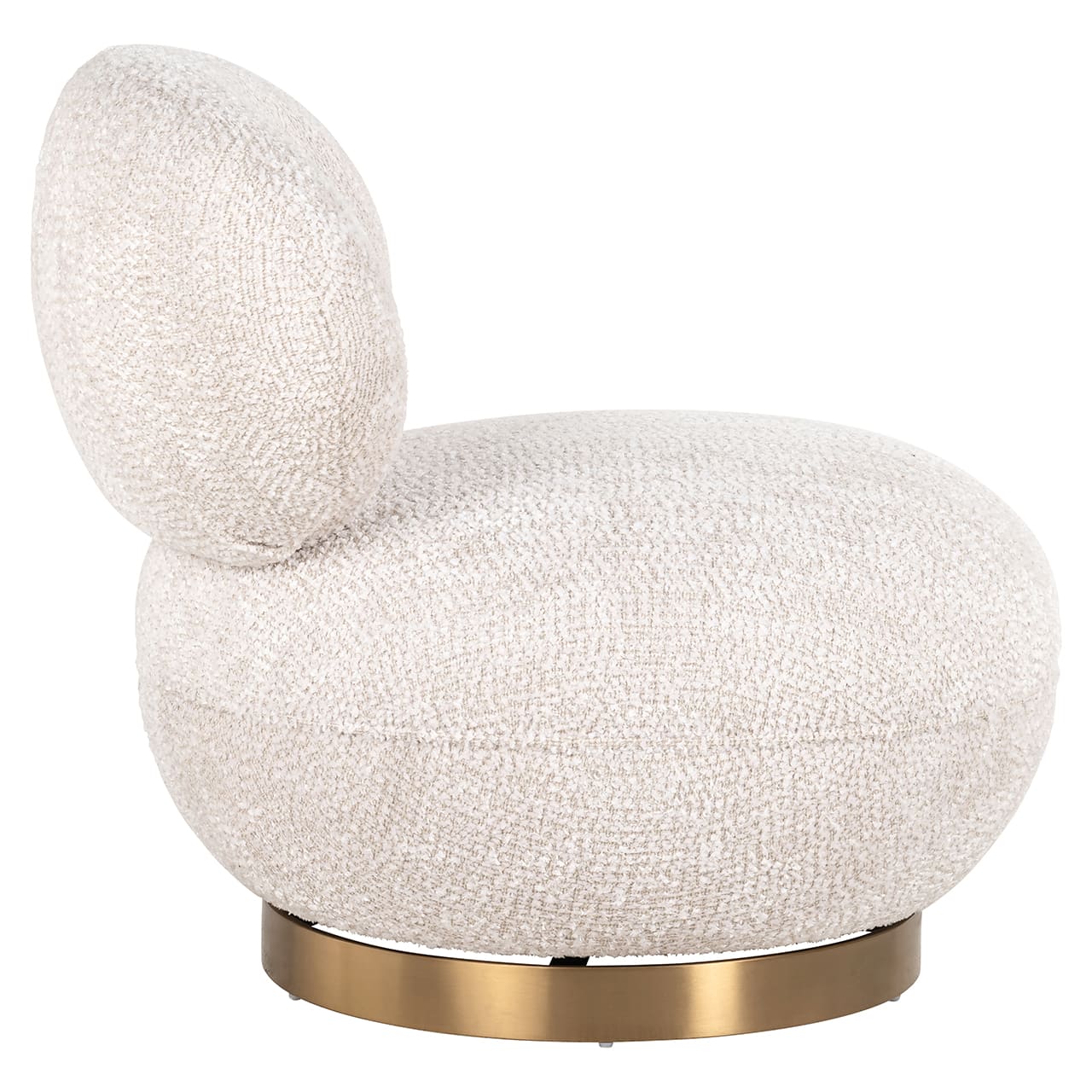 S4736 LOVELY CREAM - Fotel obrotowy Jace Lovely kremowy (Be Lovely 11 Cream)