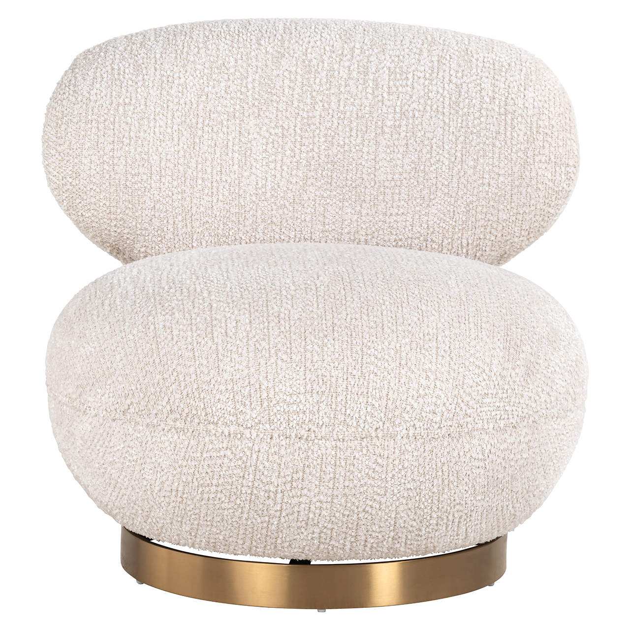 S4736 LOVELY CREAM - Fotel obrotowy Jace Lovely kremowy (Be Lovely 11 Cream)