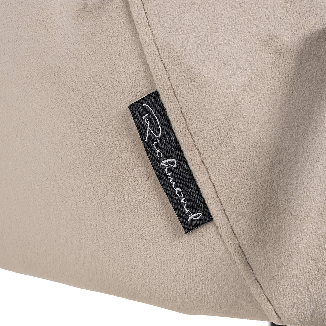 S4746 FR KHAKI VELVET - Krzesło Amber khaki aksamit trudnopalny (FR-Quartz 903 Khaki)