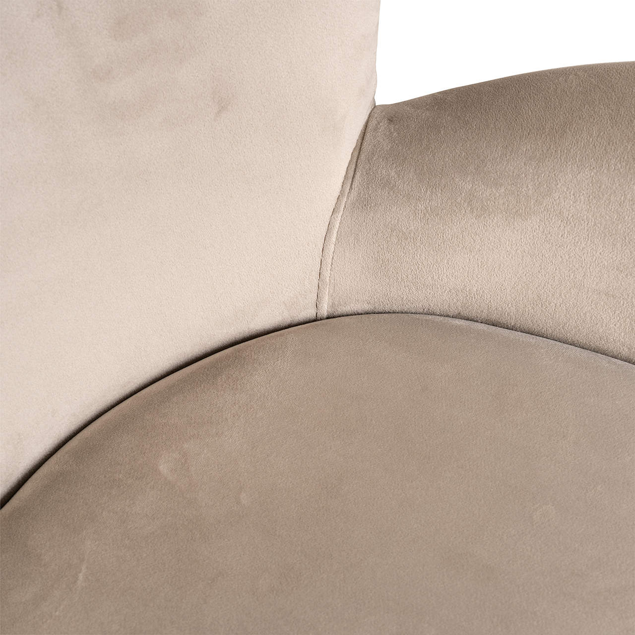 S4746 FR KHAKI VELVET - Krzesło Amber khaki aksamit trudnopalny (FR-Quartz 903 Khaki)