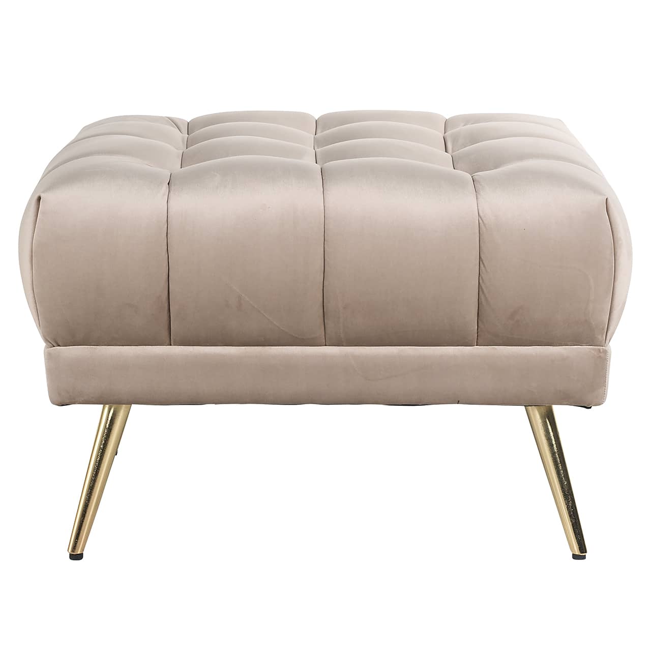 S5124 KHAKI VELVET - Pufa aksamitna Huxley khaki (Quartz Khaki 903)