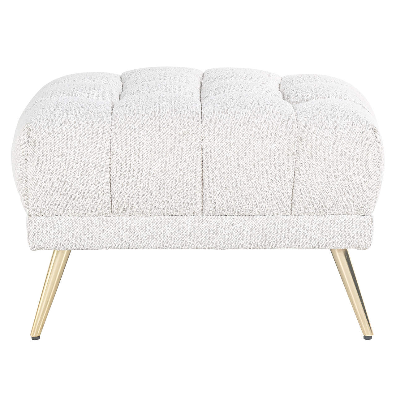 S5124 WHITE BOUCLÉ - Hocker huxley biały kręcony (Copenhagen 900 Bouclé White)