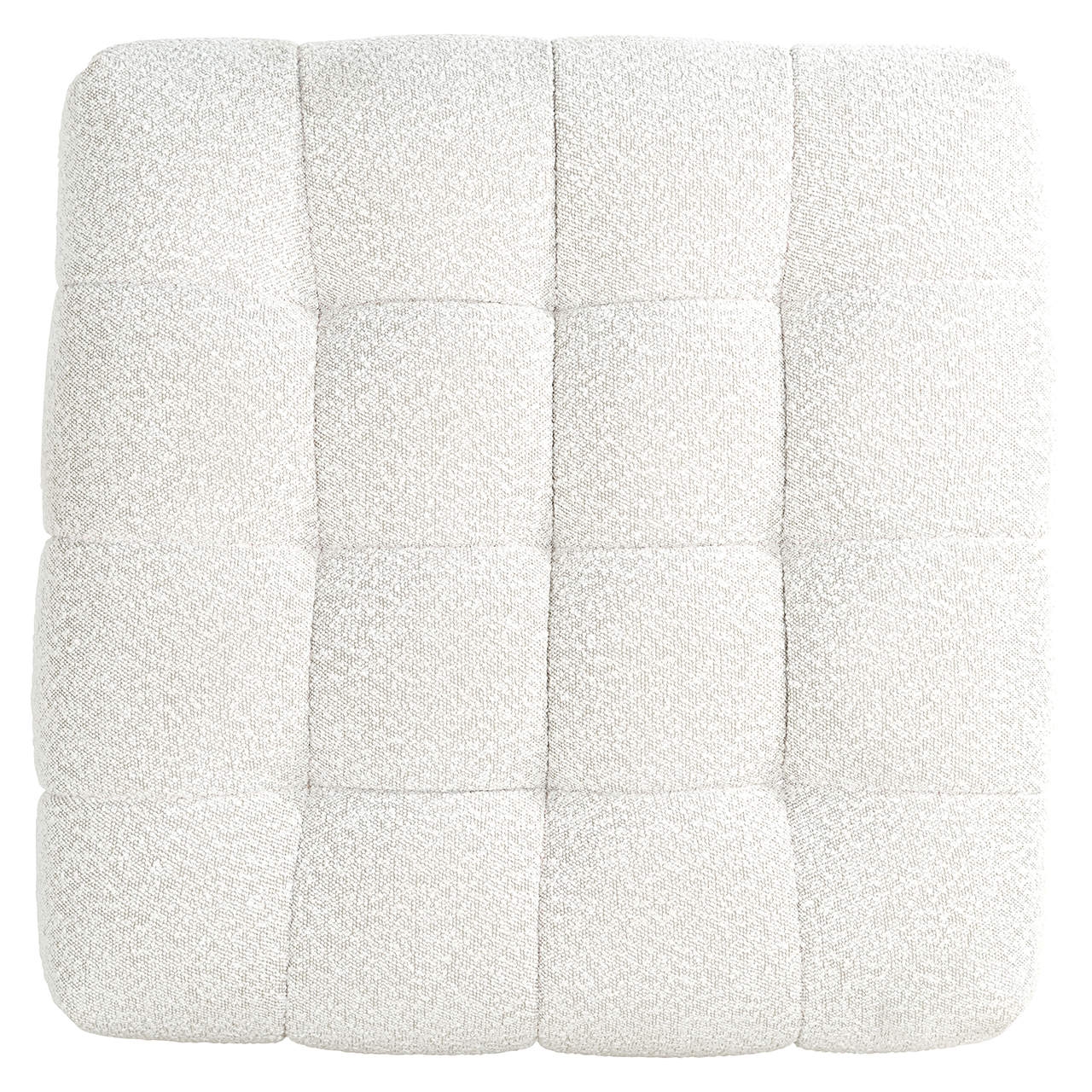 S5124 WHITE BOUCLÉ - Hocker huxley biały kręcony (Copenhagen 900 Bouclé White)