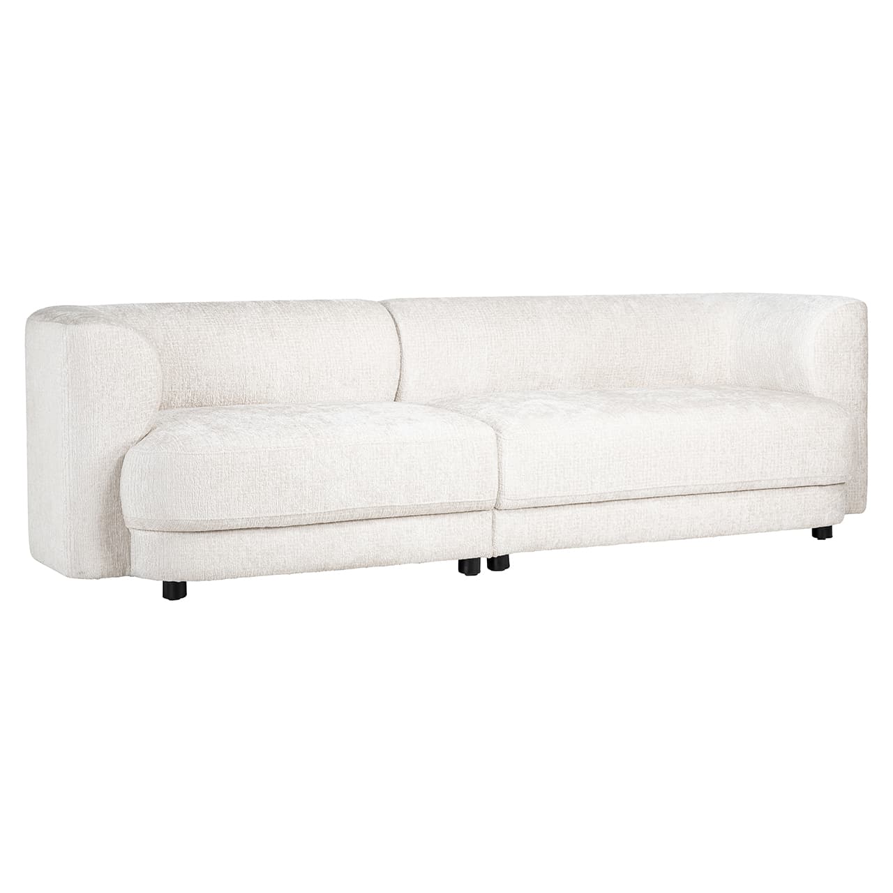 S5142 CREAM FUSION - Sofa Davina kremowa fuzja (Fusion krem ​​02)