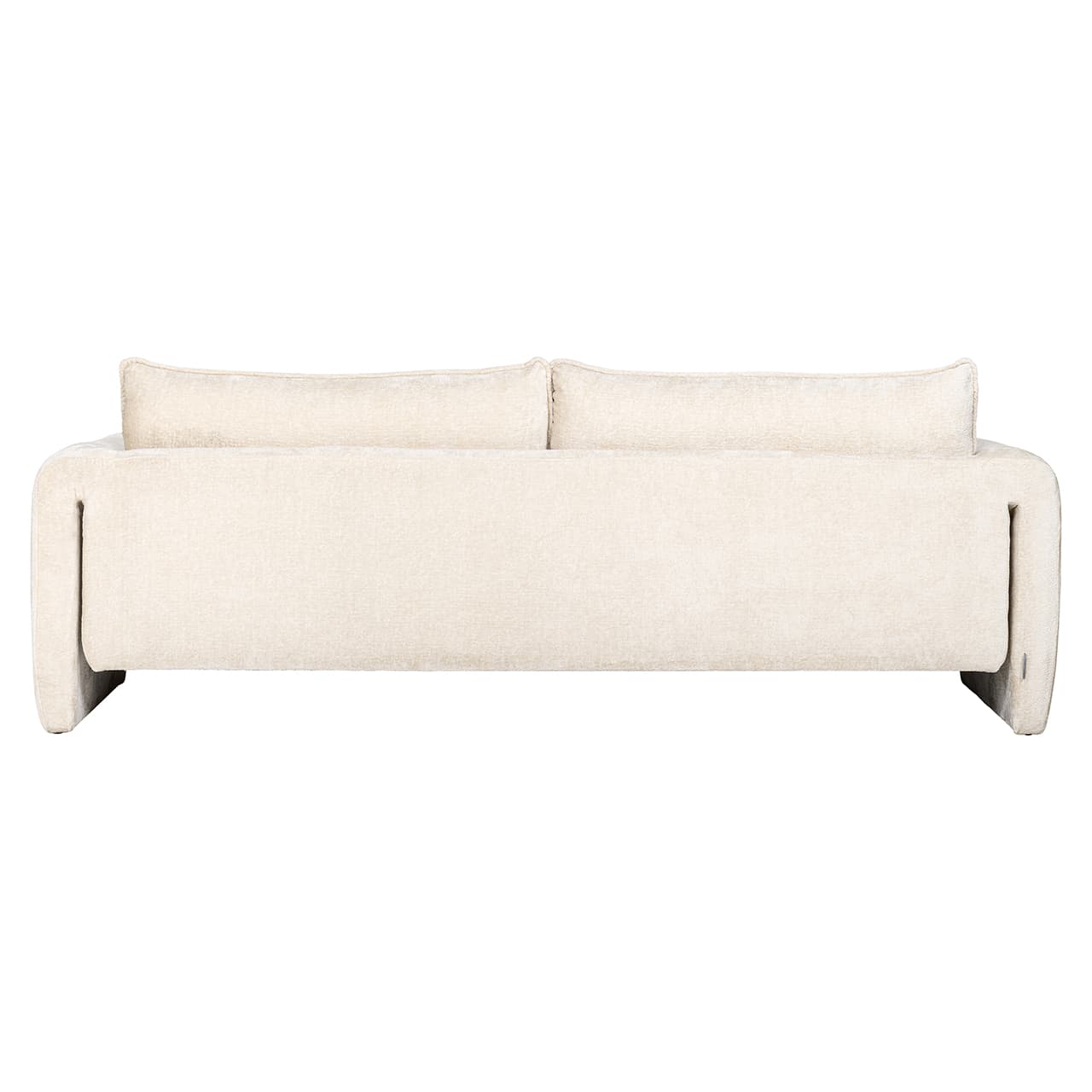 S5143 WHITE CHENILLE - Sofa Sandro biała szenilowa (Bergen 900 biała szenilowa)