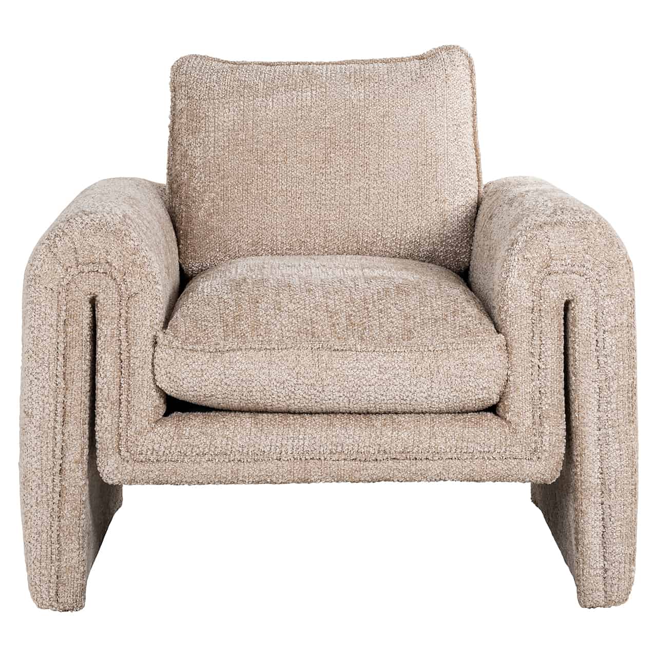 S5144 LOVELY BEIGE - Fotel Sandro piękny beż (Be Lovely 170 Beige)