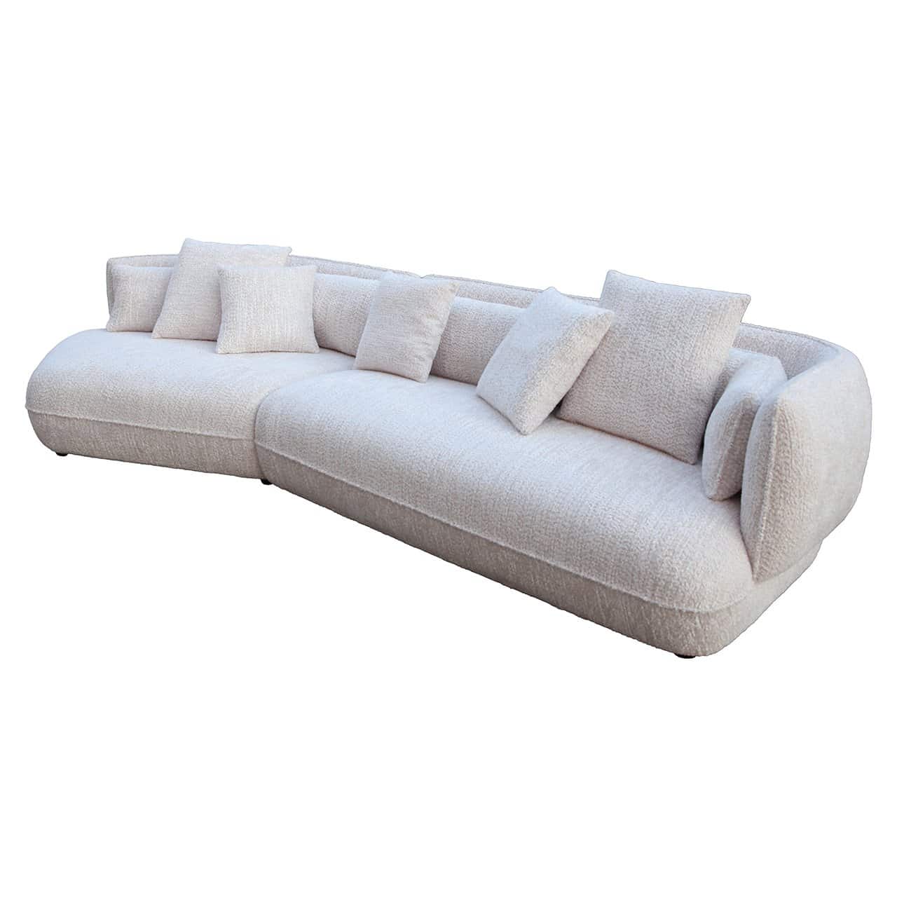 S5160 LOVELY CREAM - Sofa Rodina Lovely kremowa (Be Lovely 11 Cream)