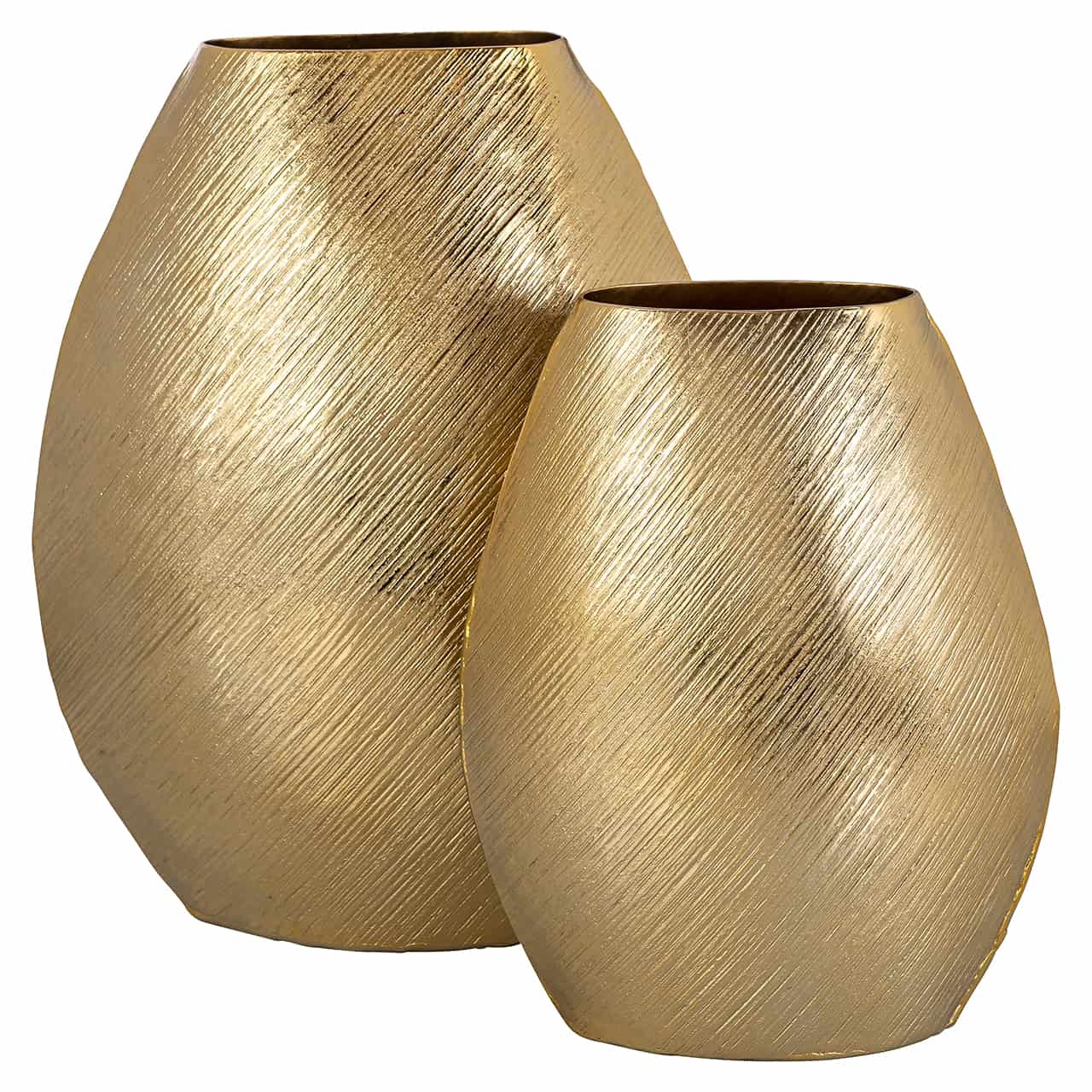 -VA-0252 - Wazon Evey mały (złoty)