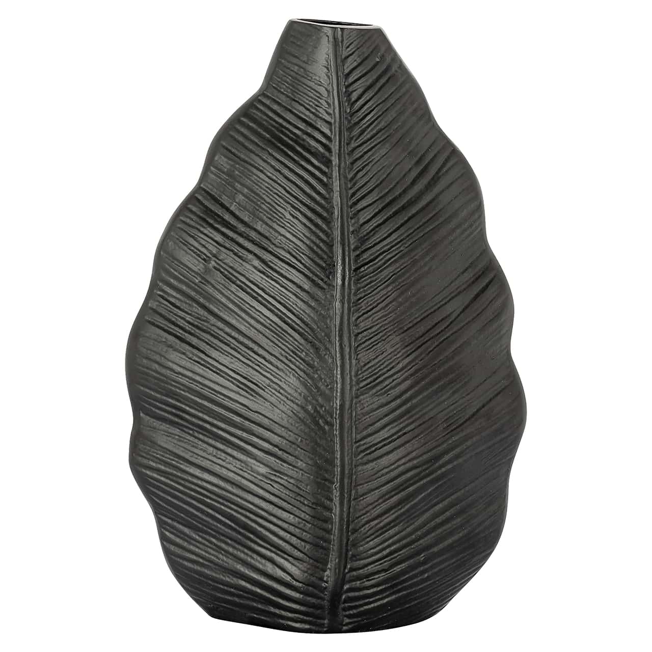 -VA-0274 - Wazon Willow mały czarny (Czarny)