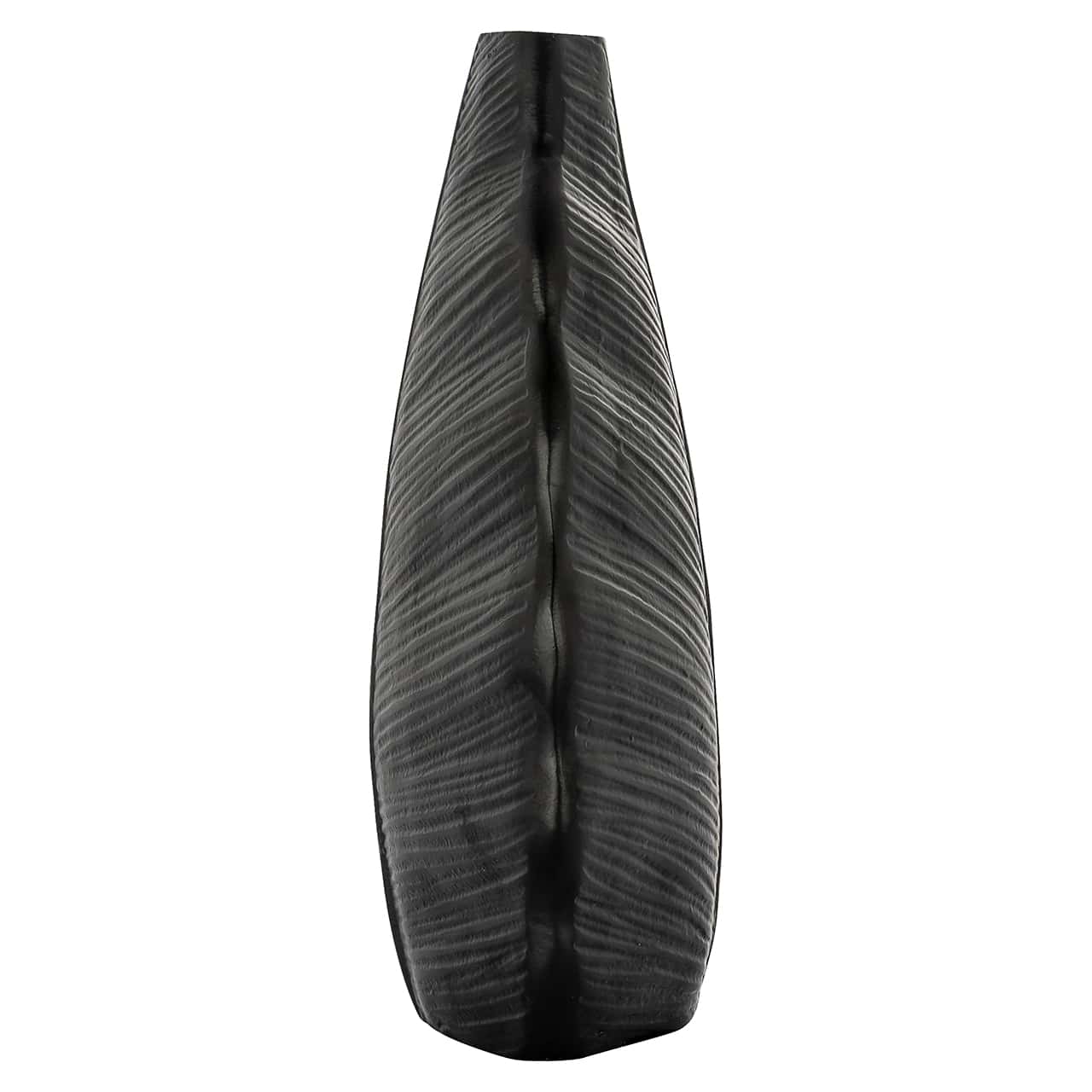 -VA-0274 - Wazon Willow mały czarny (Czarny)